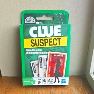 Clue Suspect Card Game